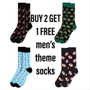 BUY 2 GET 1 FREE - Men’s Theme Novelty Socks - Special!